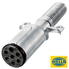 Hella 7 Pole SAE Plug - Metal